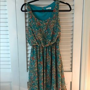 Lush Nordstrom Floral Dress Size Small